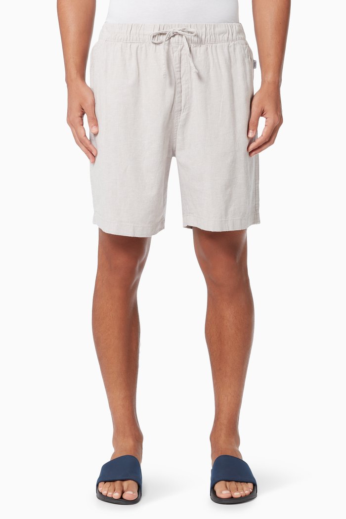 

Pull-on Shorts in Linen, Neutral