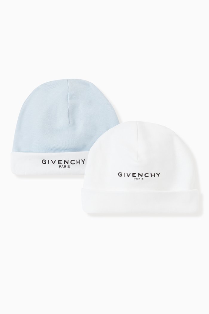 Hat Set in Cotton Jersey, Blue