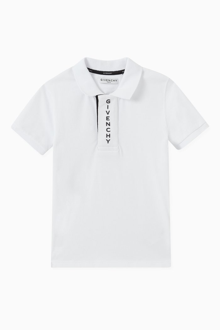 

Polo Shirt in Cotton Piquet, White