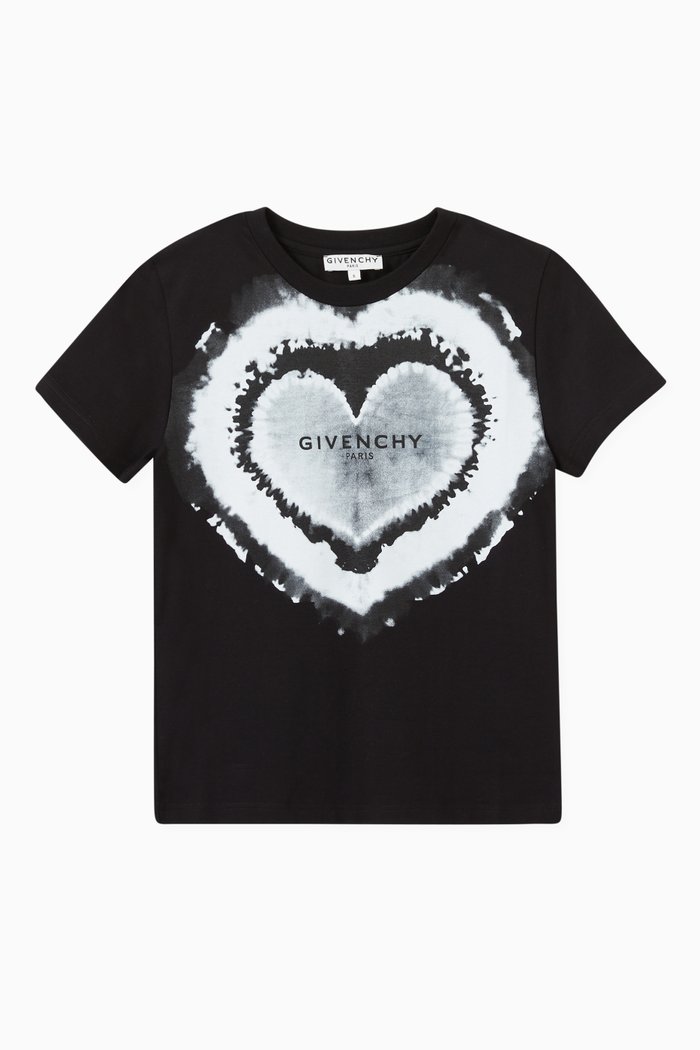 

Heart Logo T-shirt in Jersey, Black