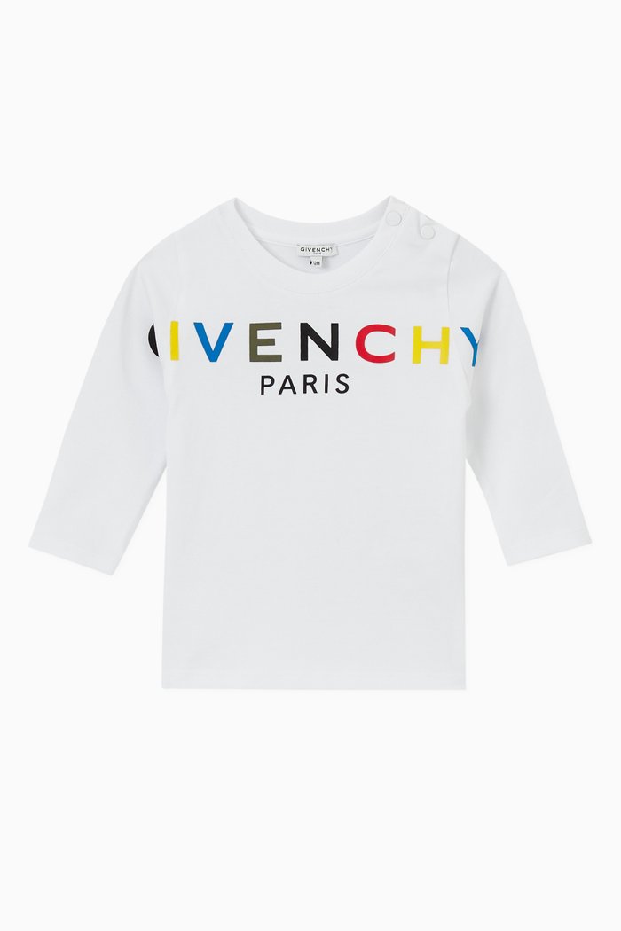 Logo T-shirt in Jersey, White