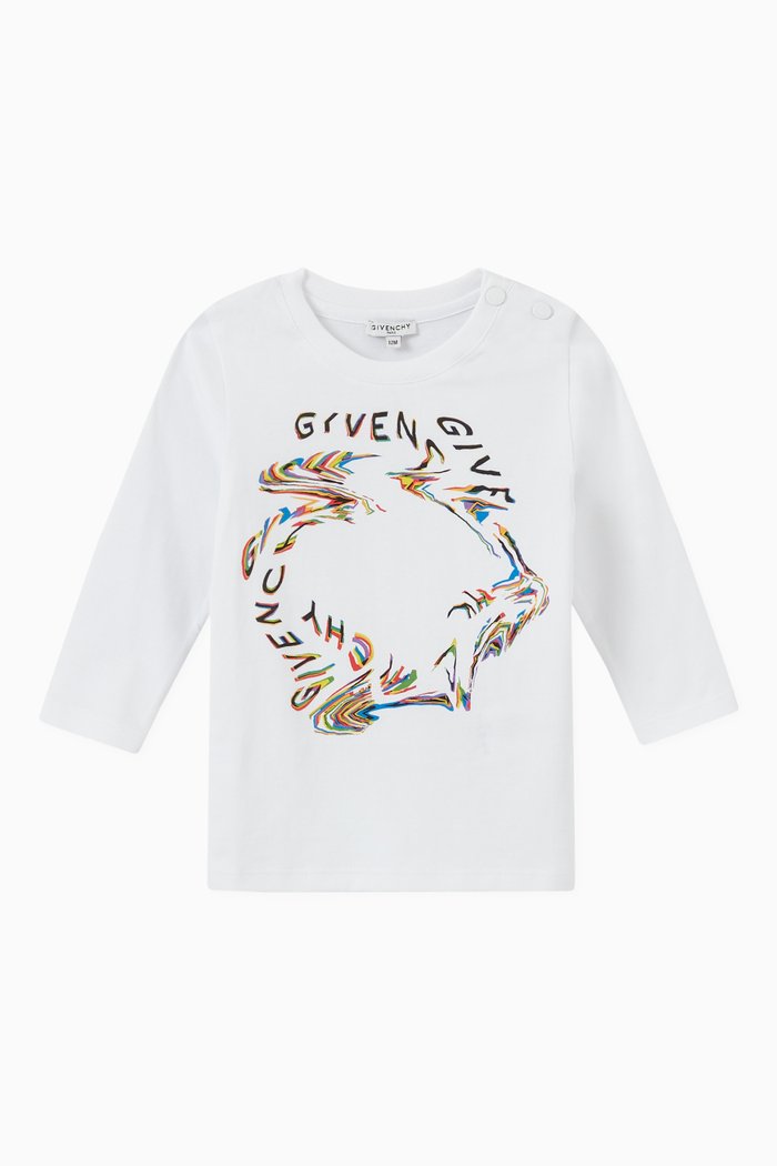 

Distorted Logo T-shirt in Jersey, White