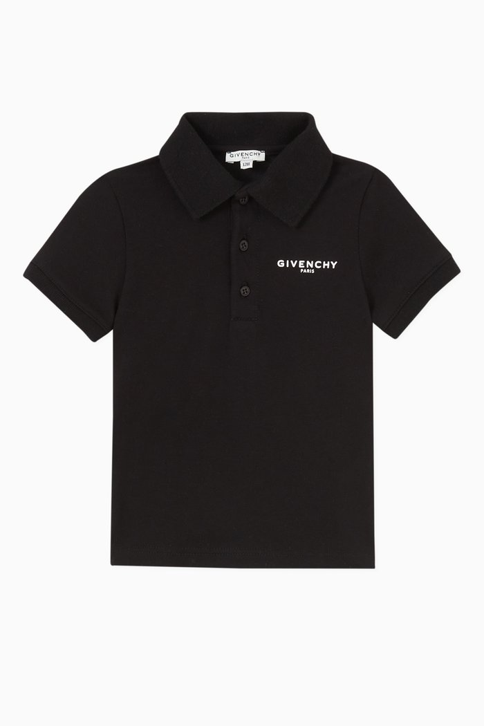 

Givenchy Polo Shirt in Piqué, Black