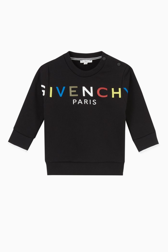 

Givenchy Logo Sweatshirt in Jersey, Black