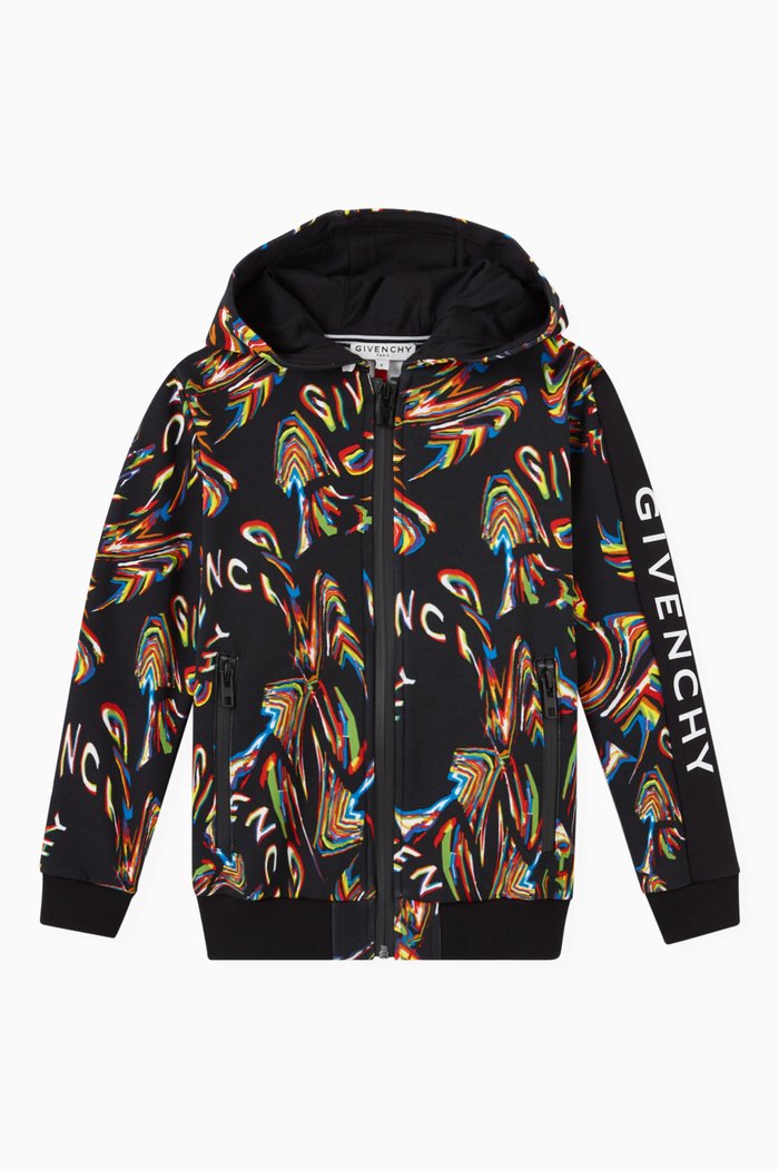 

Givenchy Glitch Sweatshirt in Jersey, Black