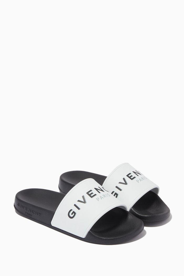 

Logo Slides in PU, White
