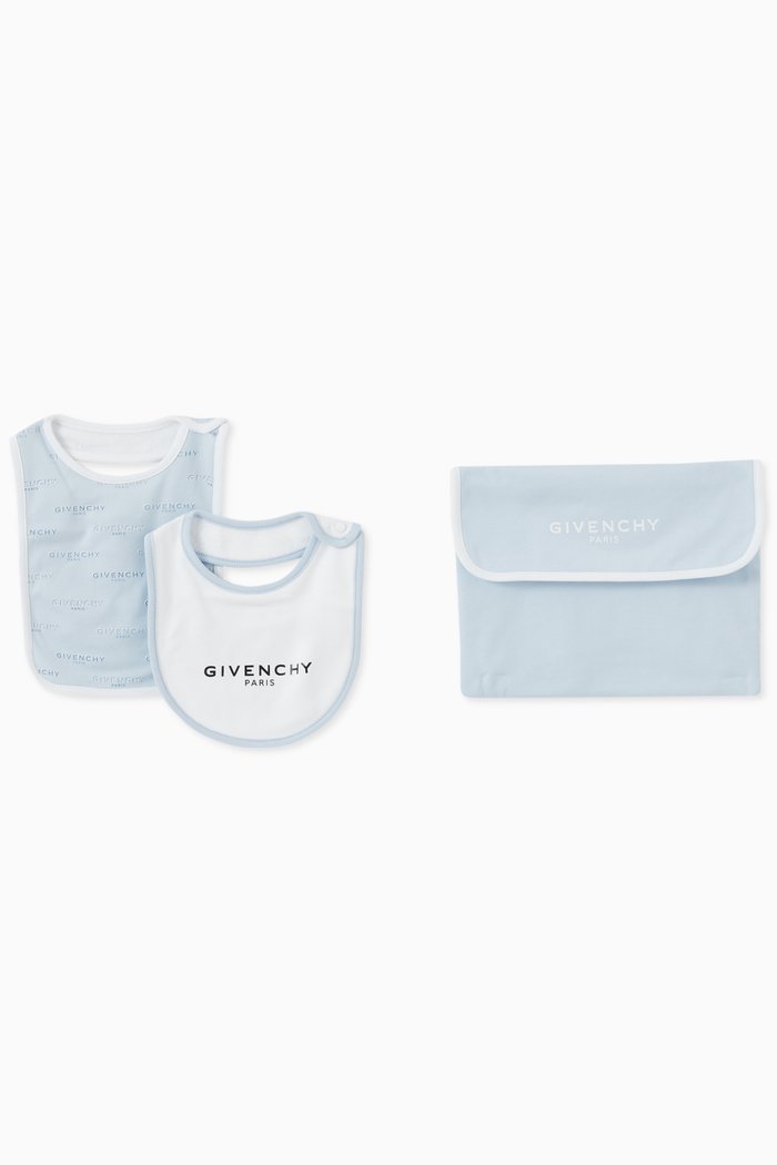 

Assorted Bib Set in Cotton, Blue