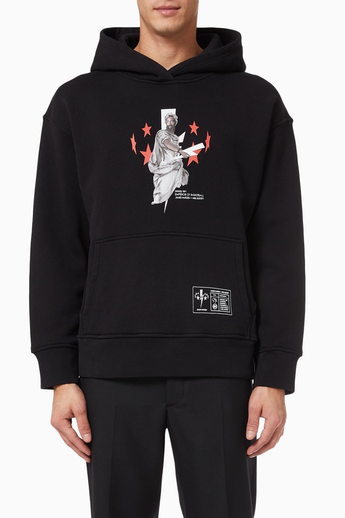 

x James Harden Emperor of Basketball Hoodie in Jersey, Black