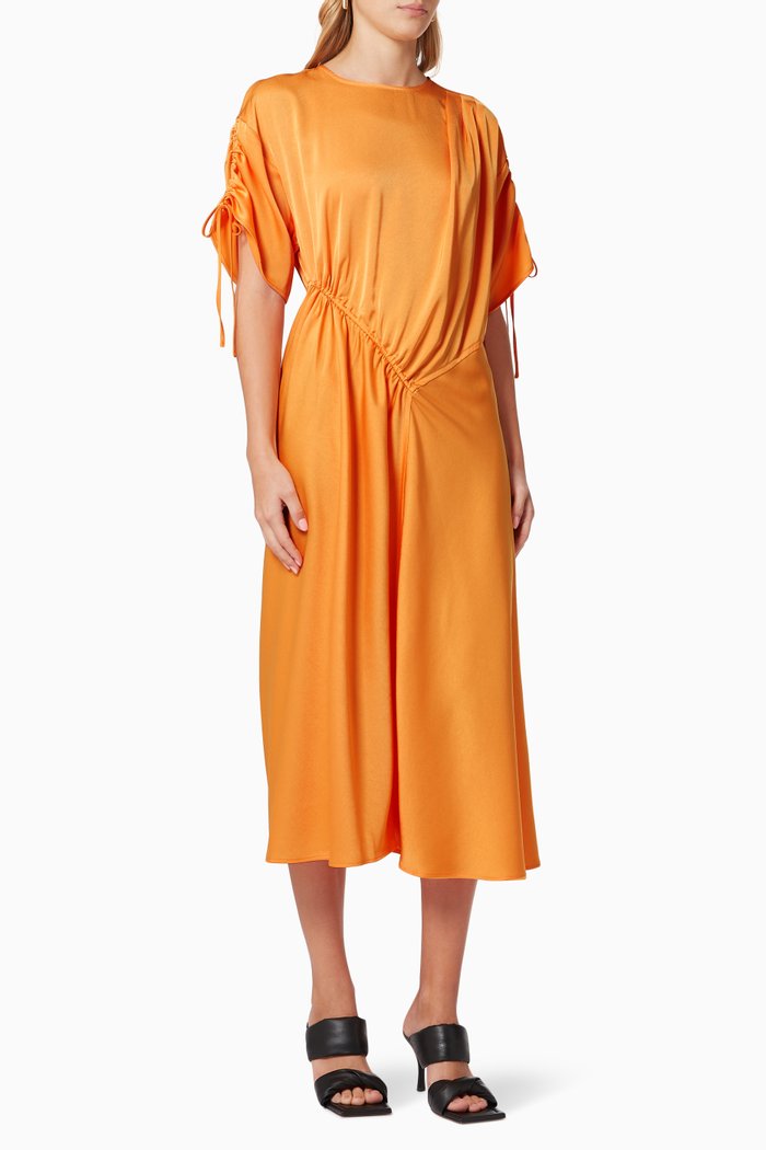 

Davina Dress in Eastman Naia™ Acetate, Orange