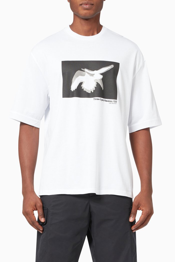 

Three-eyed Ravens T-shirt, White