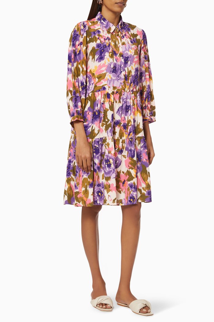 

Yascaleia Midi Dress in Cotton, Neutral