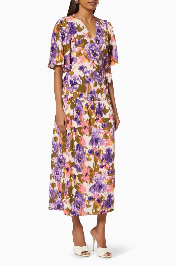 Yascaleia Wrap Dress, Neutral