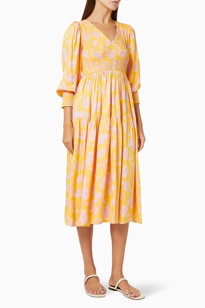 

Yascurio Dress in Viscose, Yellow