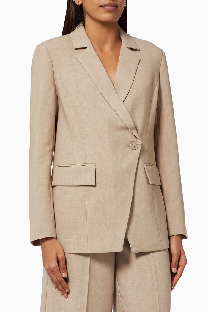 Yasnoro Blazer in Tencel, Multicolour
