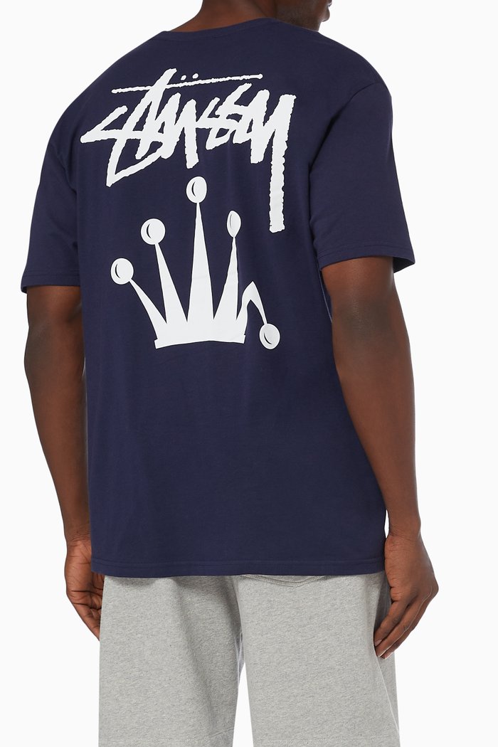

Stock Crown T-shirt in Cotton Jersey, Blue