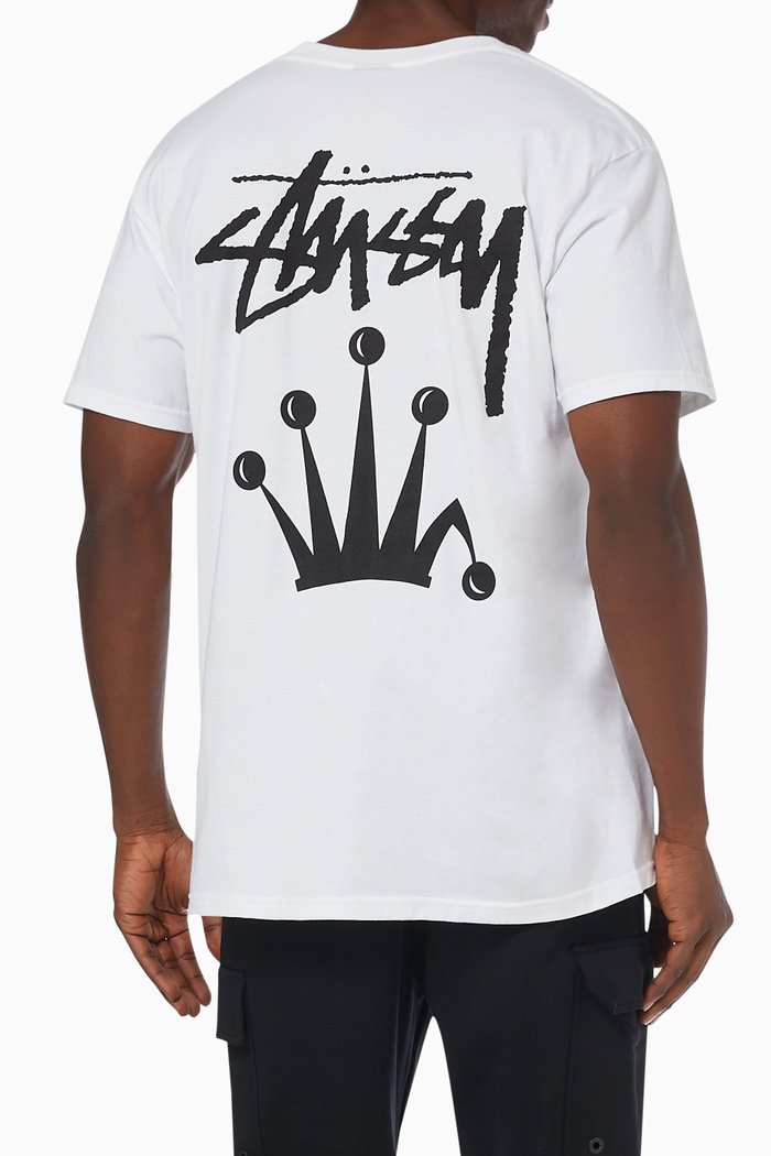 

Stock Crown T-shirt in Cotton Jersey, White