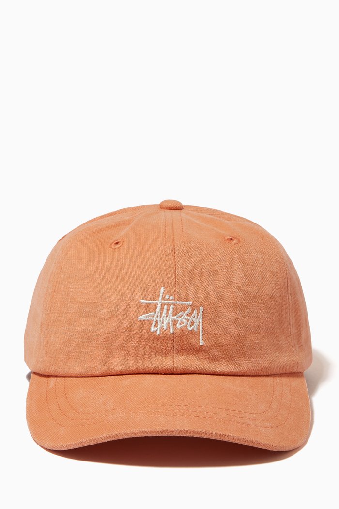 Stock Low Pro Cap in Cotton, Orange