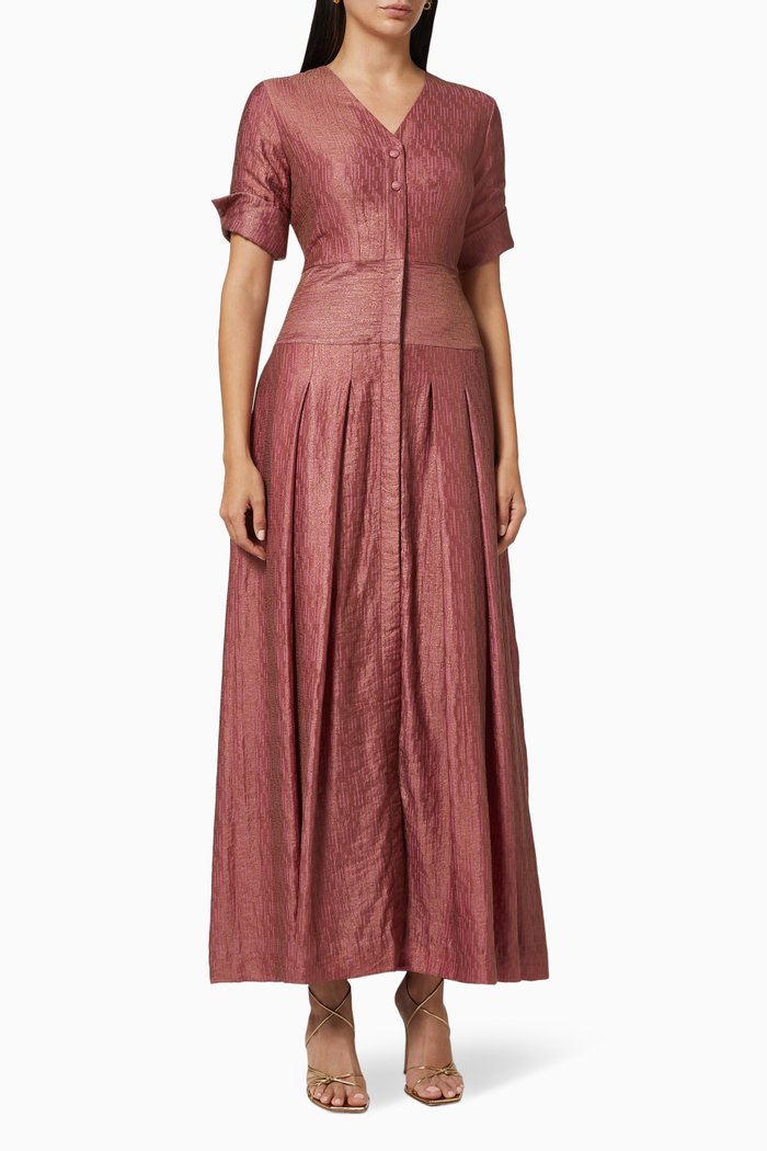 

Maxi Dress in Rayon Blend, Pink