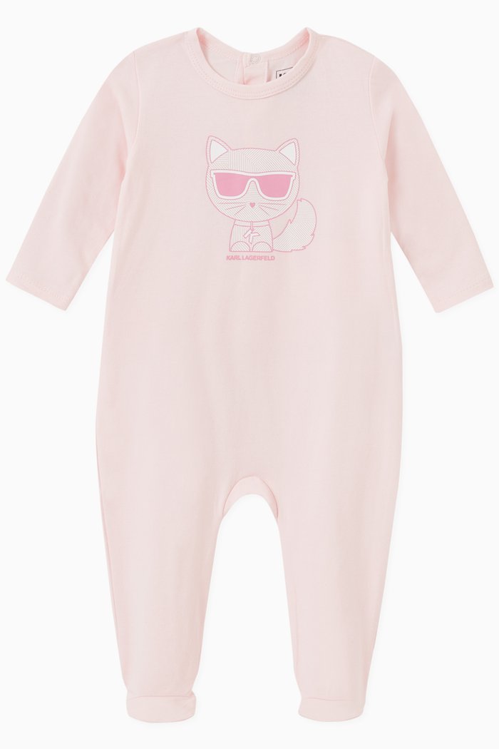 Choupette Pyjama in Cotton, Pink