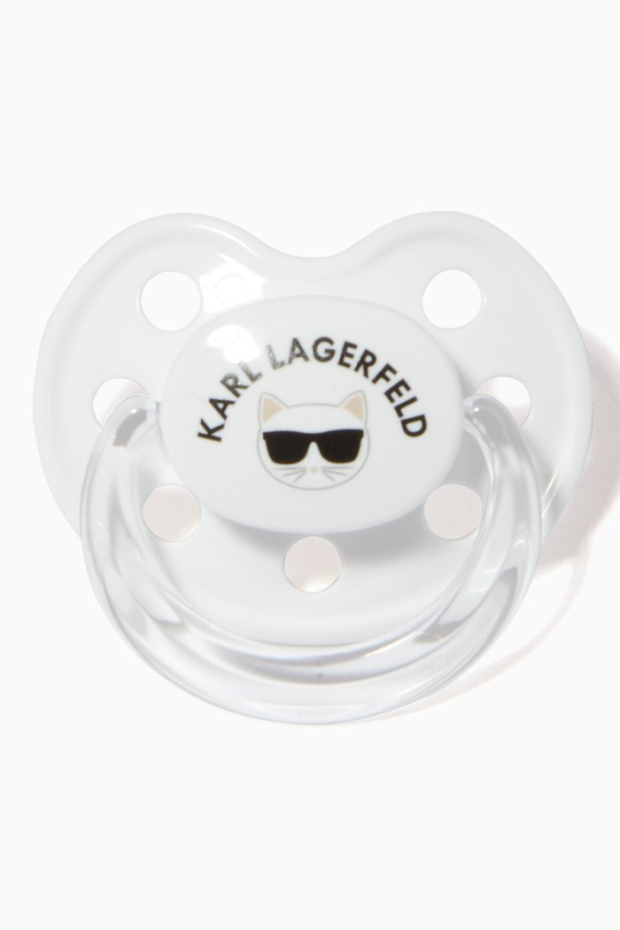

Choupette Pacifier in Silicone, White