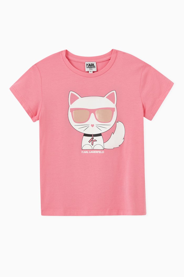

Choupette T-shirt in Jersey, Pink