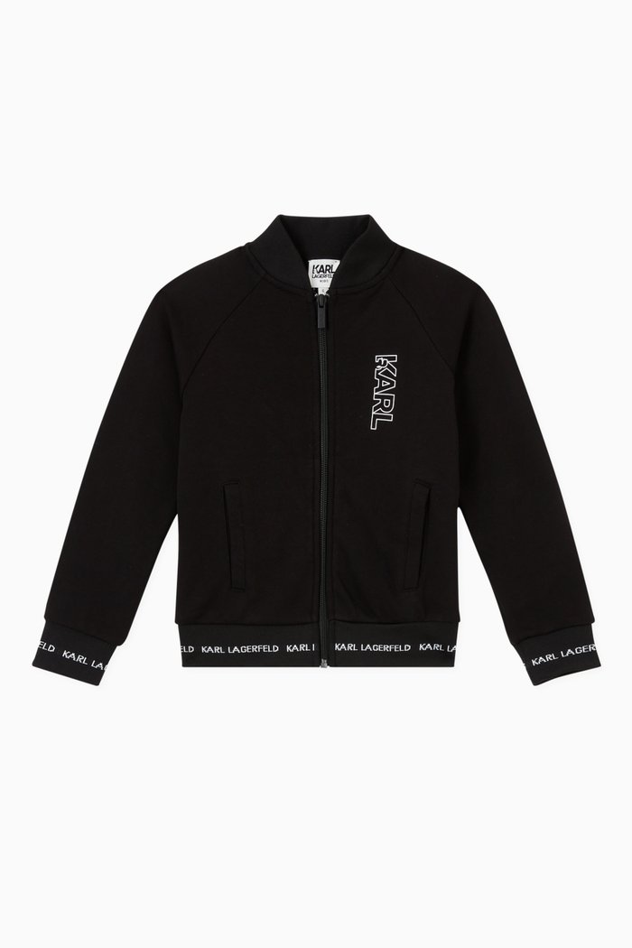 

Karl Lagerfeld Sweatshirt in Jersey, Black