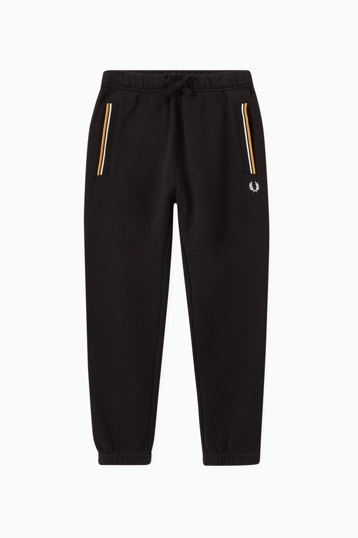 

Twin Tipped Sweatpants in Loopback Cotton, Black