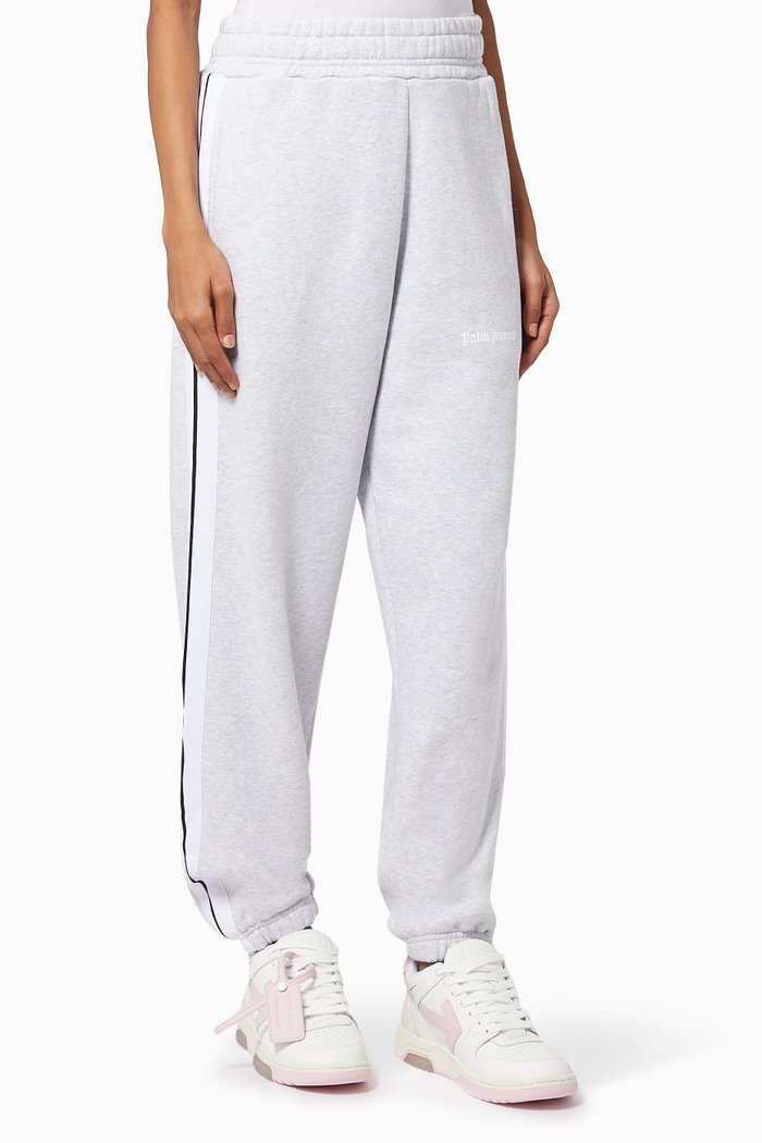 

Logo Track Sweatpants in Cotton Terry, Grey