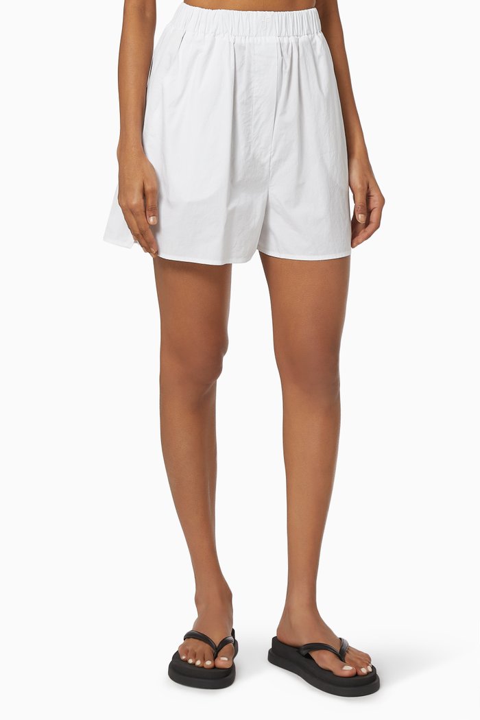 

Lui Boxer Shorts in Organic Cotton, White