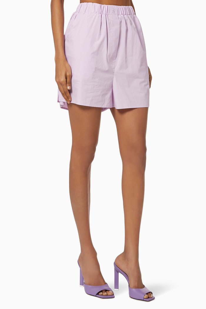 

Lui Boxer Shorts in Organic Cotton, Purple