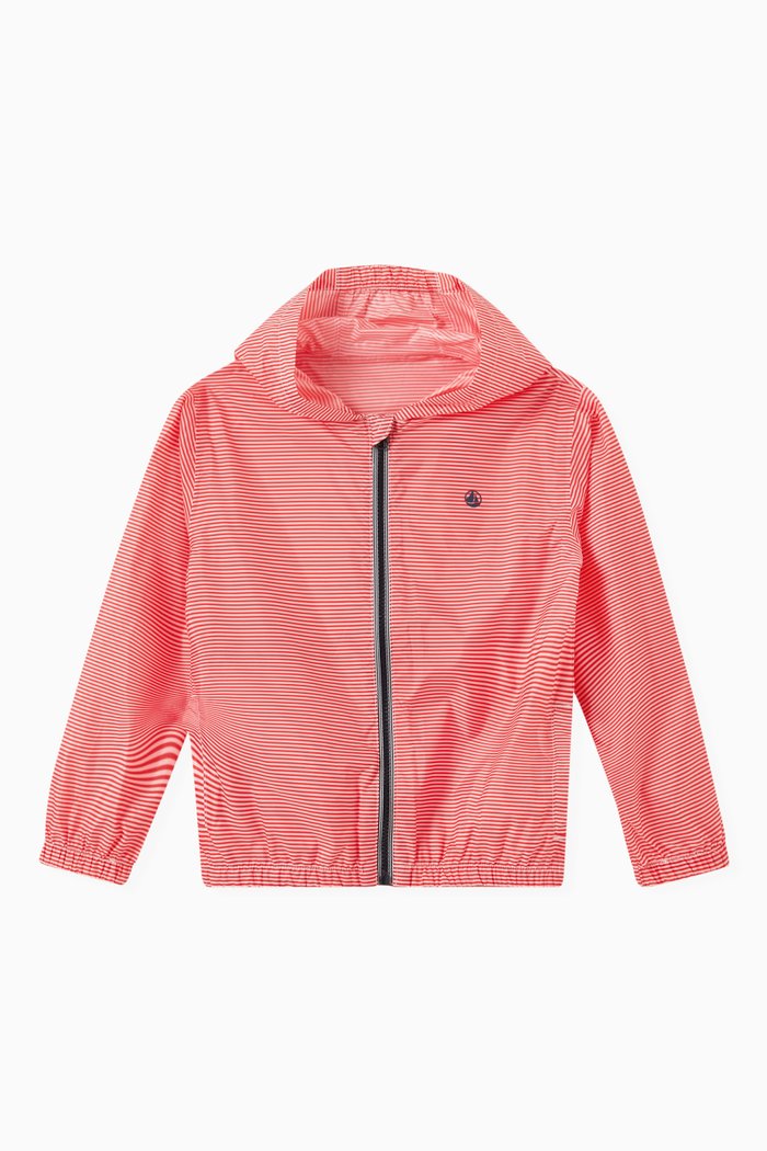 Unisex Windbreaker Jacket in Recycled Polyester, Pink