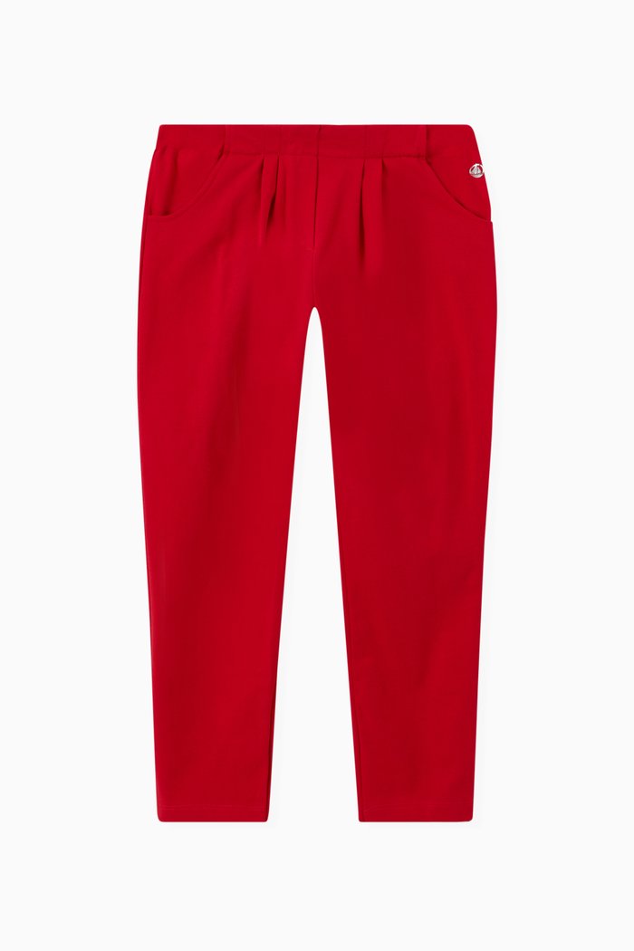 

Jersey Trousers in Cotton, Red