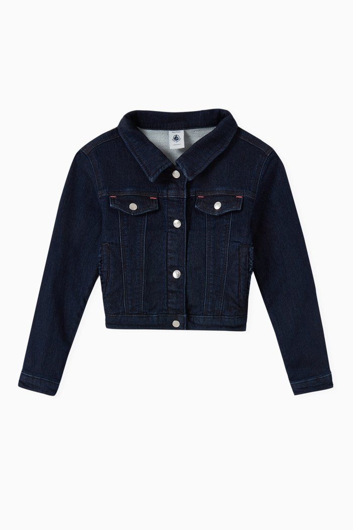 Denim Jacket in Cotton, Blue
