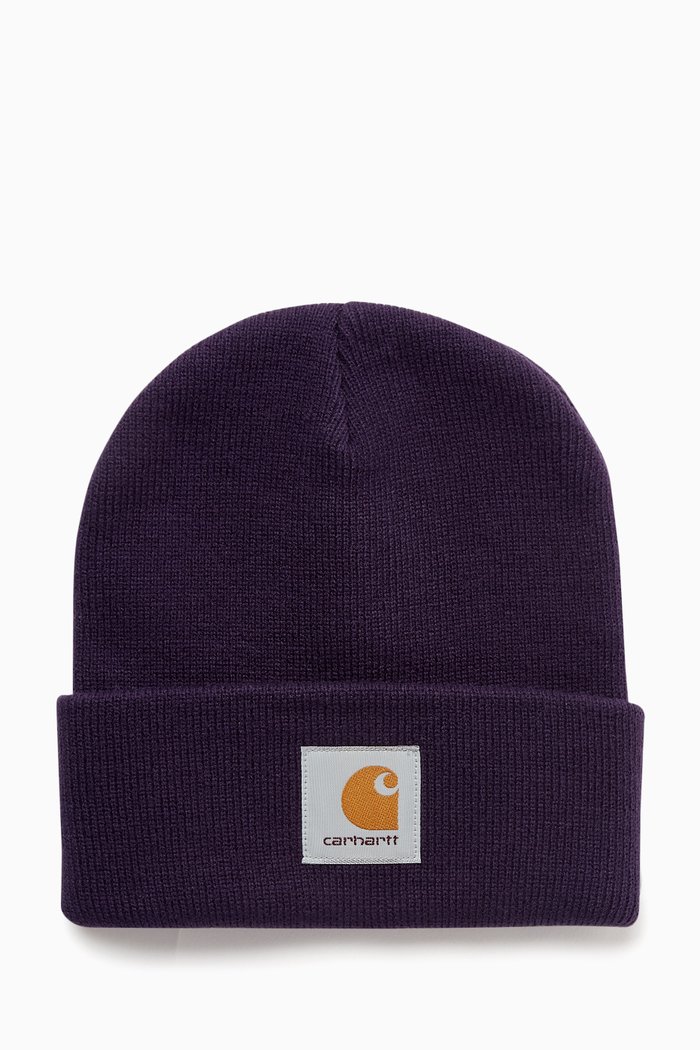 

Short Watch Hat, Purple