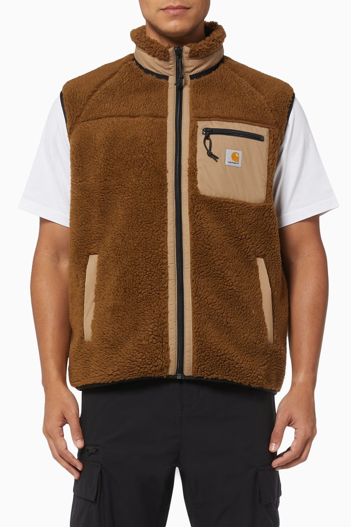 

WIP Prentis Vest Liner in Herren Tawny Leather, Brown