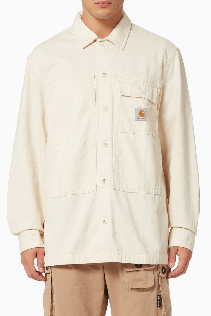 

Charter Shirt in Cotton, Neutral