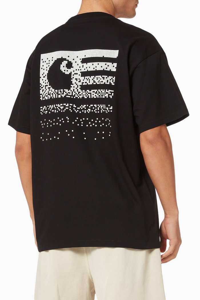 

Fade State T-shirt in Jersey, Black