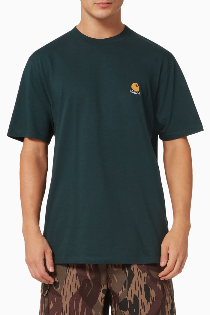 

Trap C T-shirt in Jersey, Green