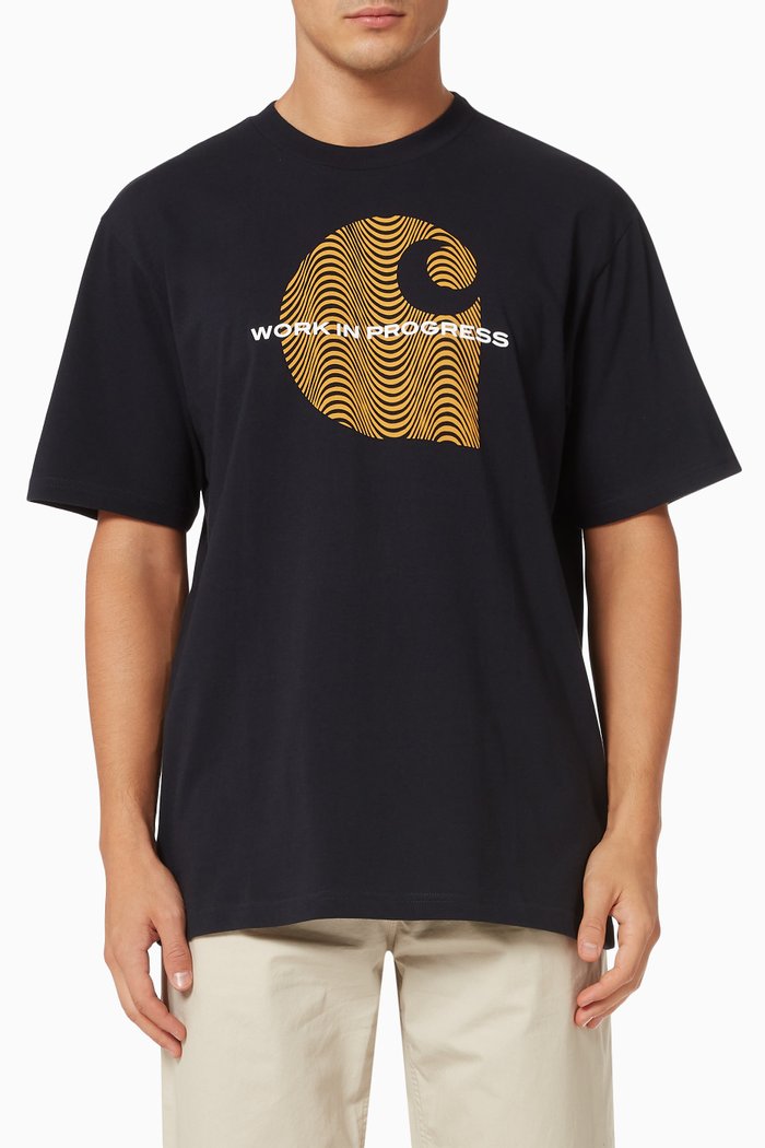 

Wave C T-shirt in Jersey, Blue