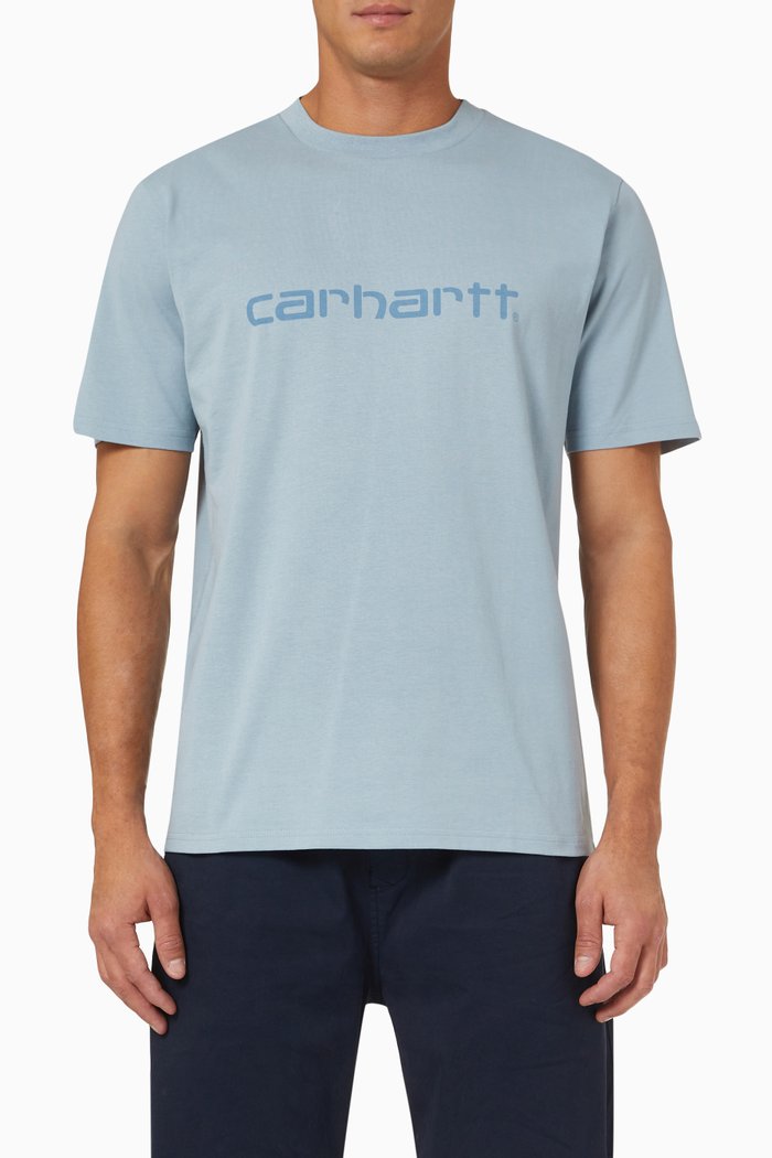 

Script T-shirt in Jersey, Blue