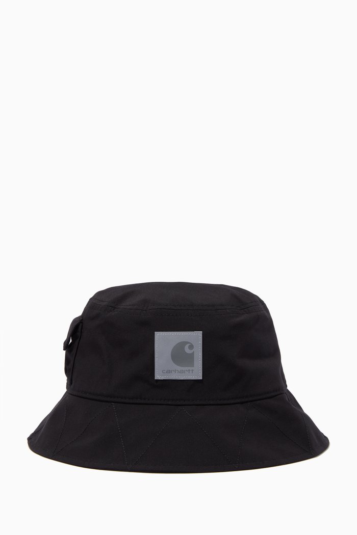 

Kilda Bucket Hat in Canvas, Black