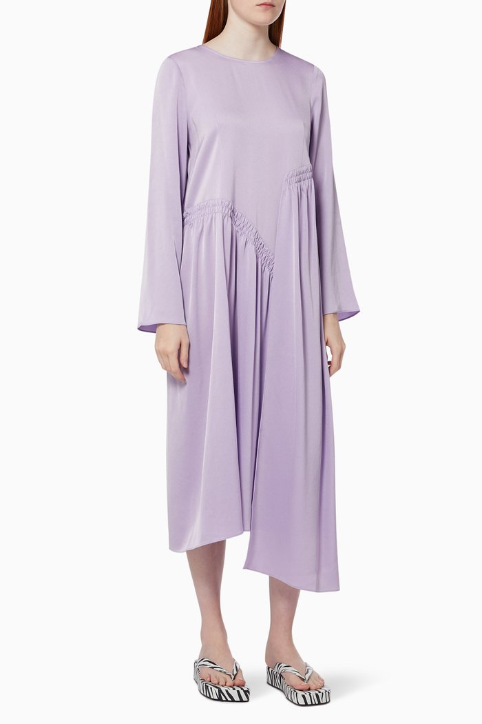 

Ilona Midi Dress in Eastman Naia™ Cady, Purple