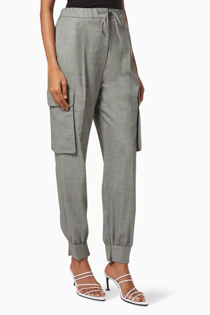 

Pianosa Pants in Stretch Wool, Grey