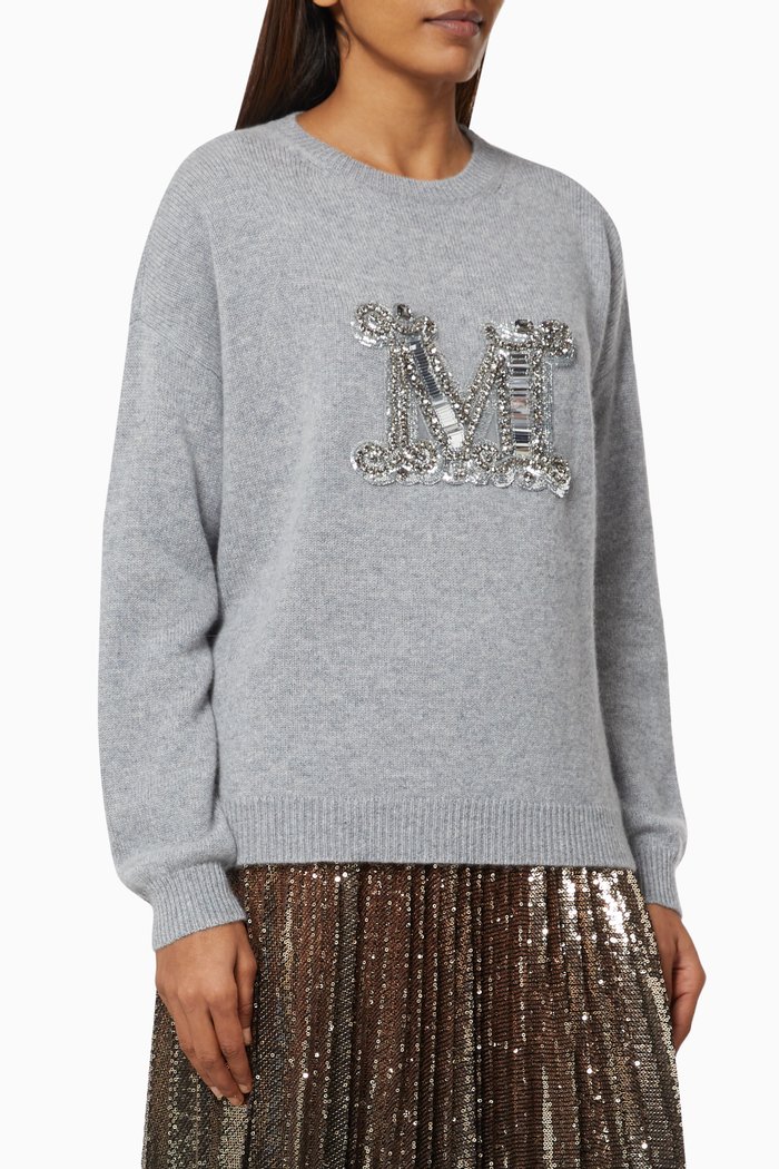 

Rodeo Sweater in Cashmere Knit, Grey