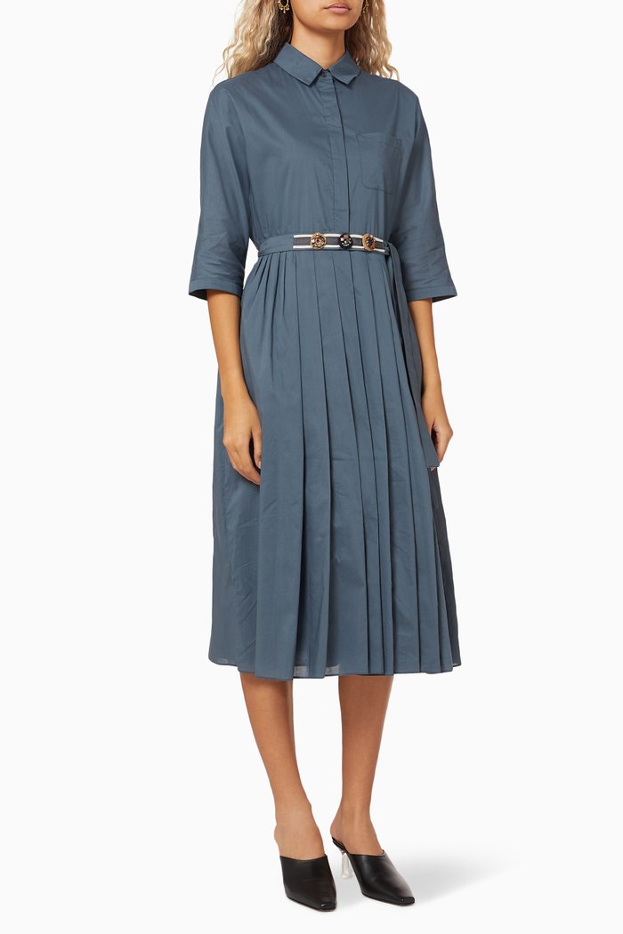 

Dandy Dress in Cotton Voile, Blue