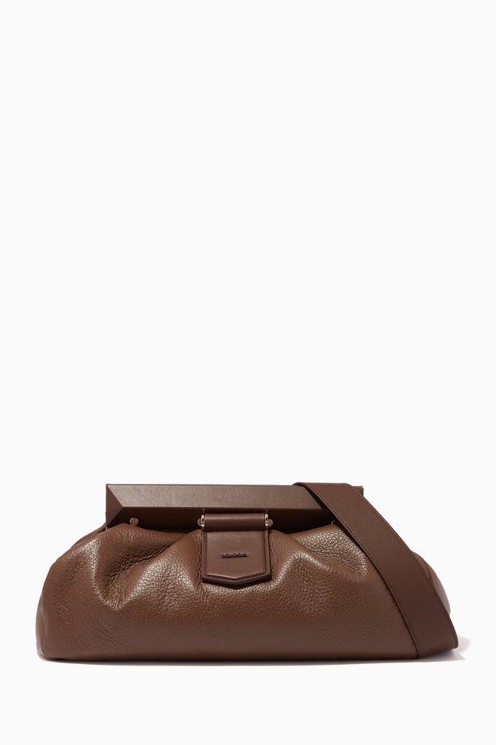 Clutch1 Bag in Deerskin, Brown