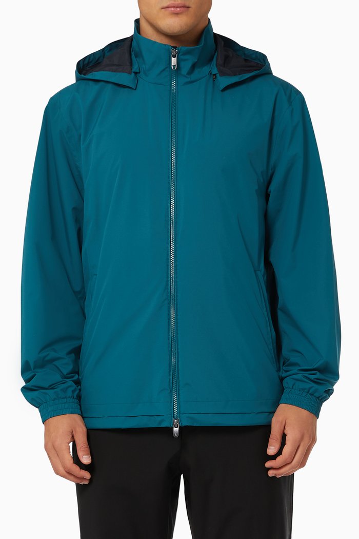 Microfiber 61 Short Jacket, Blue