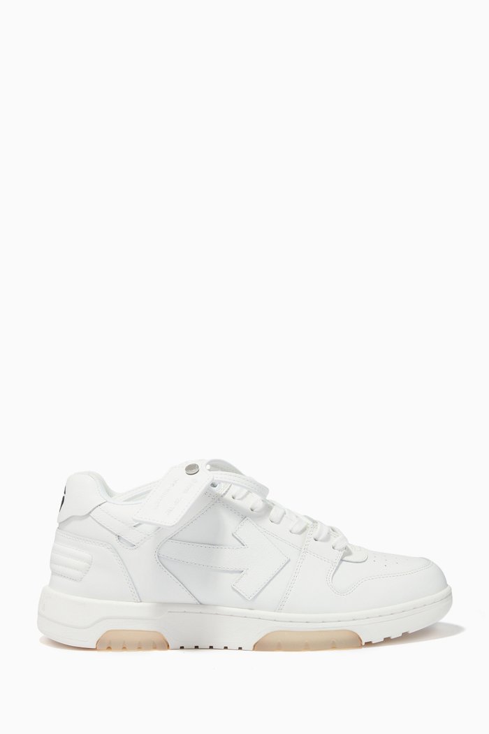 

Out of Office "OOO" Sneakers in Calf Leather, White