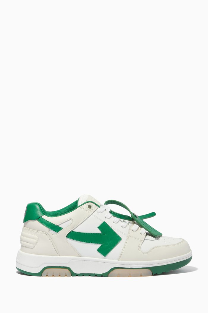 

Out of Office "OOO" Sneakers in Calf Leather, Green