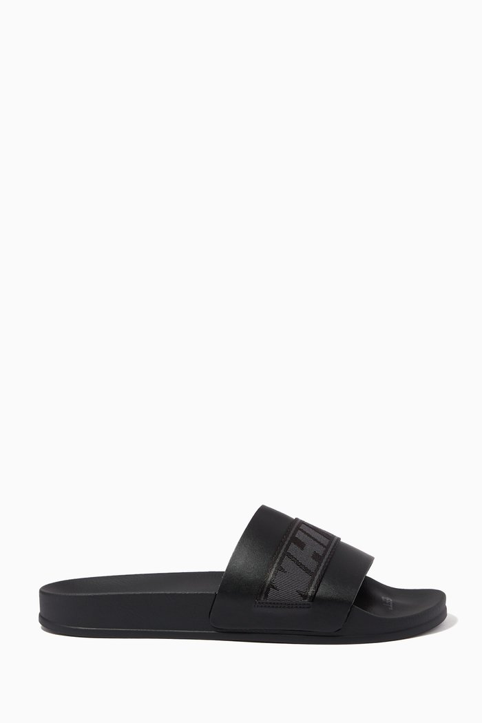 Industrial Slides in PU, Black